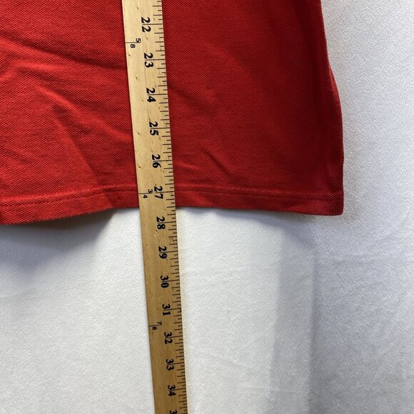 GILDAN Active Wear Ultra Cotton Collared Short Sleeve Shirt Men Large Red Used - Picture 13 of 16